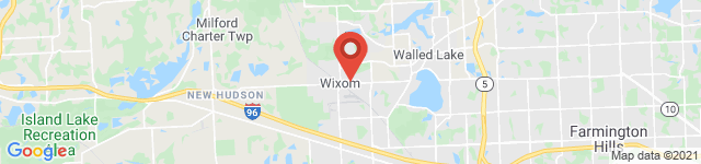 Google map image of 48660 W Pontiac Trail, Michigan 48393